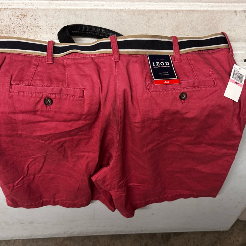 Izod Dark Red Men's Shorts